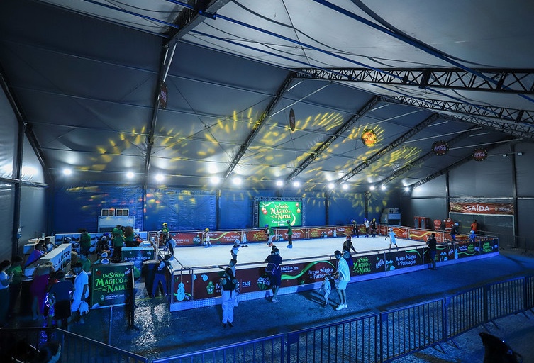 Ponta Negra mantém Arena de Patinação com sessões diárias até 15 de janeiro