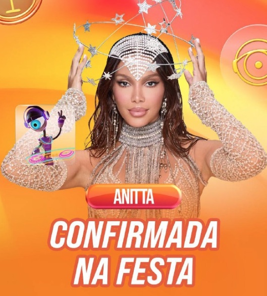 Anitta é confirmada como atração da primeira festa do BBB26