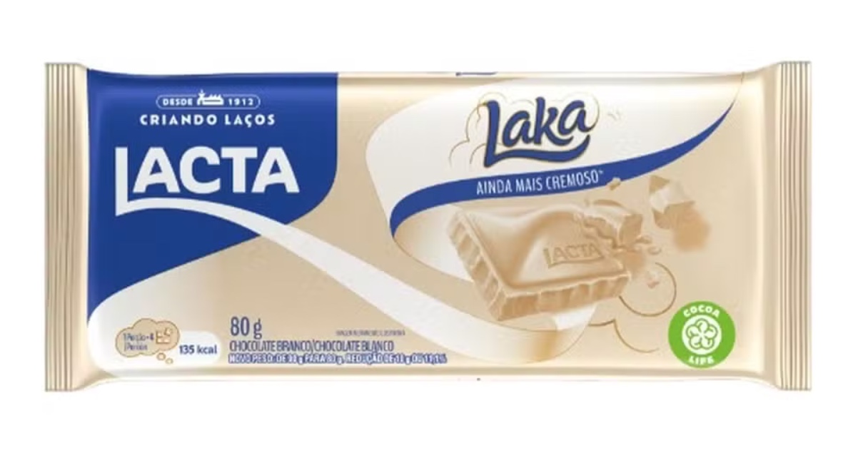 Anvisa manda recolher chocolate Laka após erro na embalagem