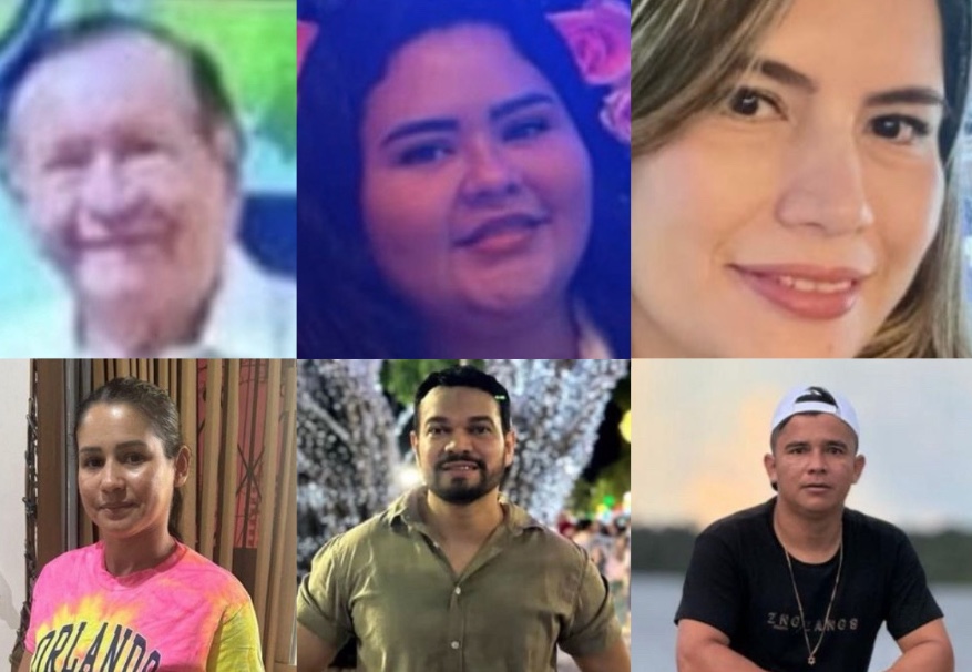 Veja quem são as vítimas desaparecidas no naufrágio no Encontro das Águas