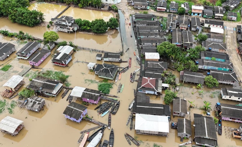 Itamarati decreta emergência após rio atingir 21,40 metros
