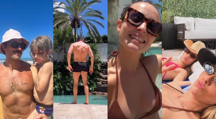 Famosos entram no clima e celebram a chegada do verão na praia e piscina
