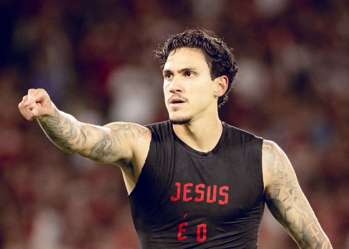 Filipe Luís é direto sobre situação de Pedro no Flamengo após gol; veja