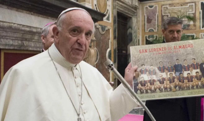 San Lorenzo fará missa em memória ao Papa Francisco nesta quarta