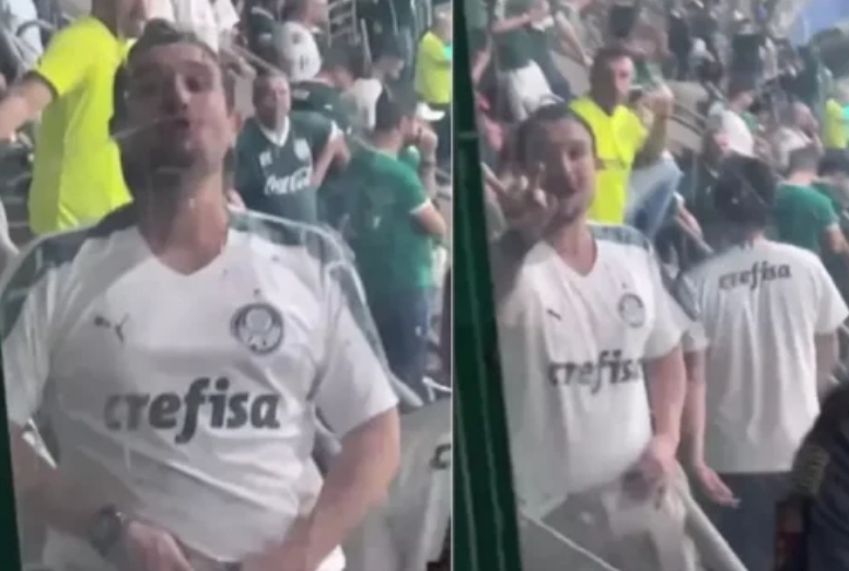 Polícia abre inquérito para investigar torcedor palmeirense por ato obsceno