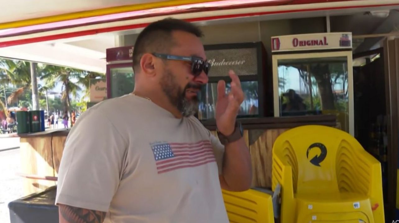 Dono de quiosque estima prejuízo de R$ 80 mil após ataque de uruguaios