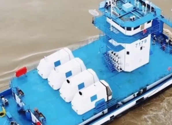 TBL realiza teste bem-sucedido do maior comboio fluvial de grãos do Brasil