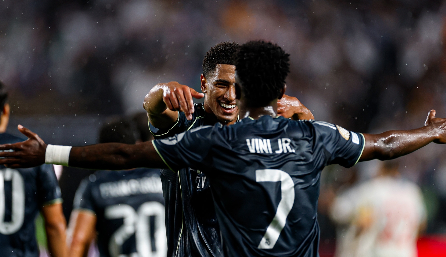 Vini Jr brilha, Real Madrid vence Salzburg e encara a Juventus nas oitavas