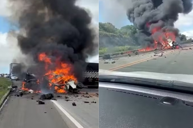 Sobe para 11 o número de mortos em colisão no sul da Bahia