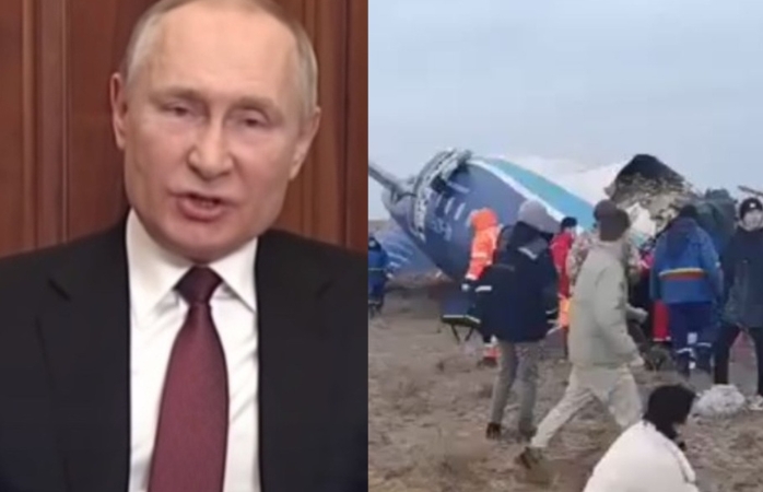 Putin pede desculpas ao Azerbaijão por queda de avião que matou 38 pessoas