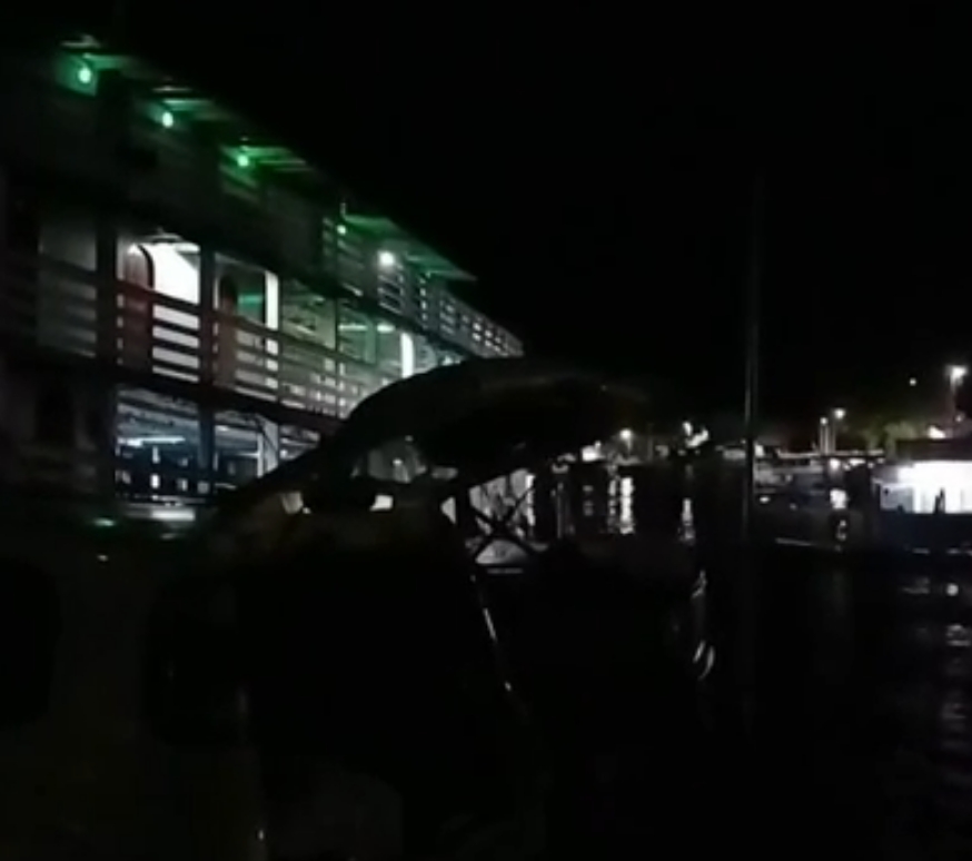 Interrupção de energia compromete funcionamento do porto de Barreirinha