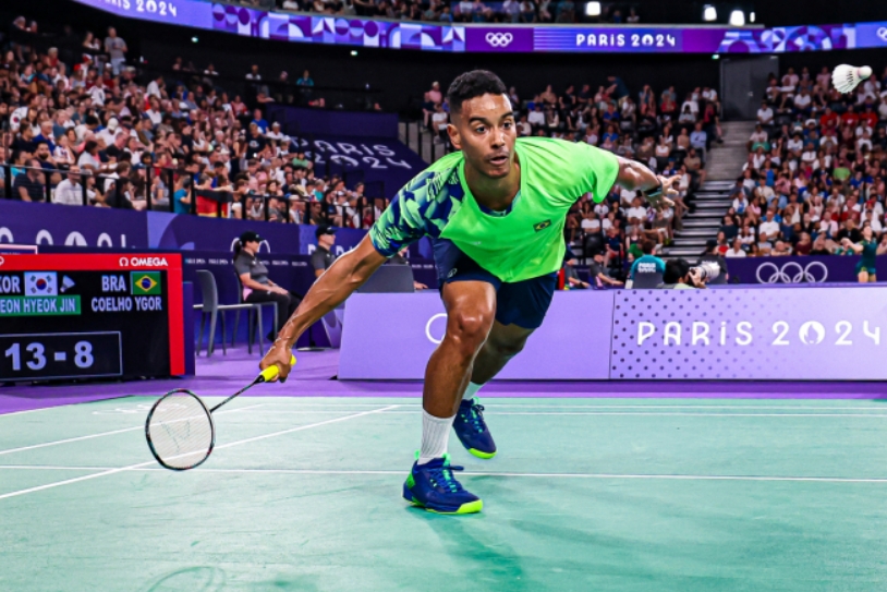Ygor Coelho é eliminado no badminton nas Olimpíadas