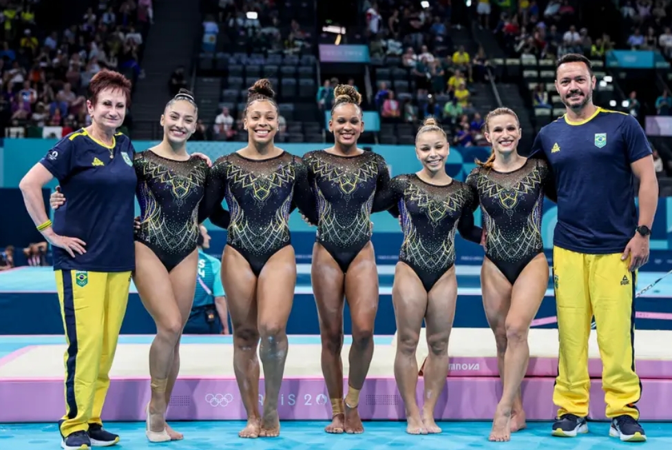 Antes de bronze em Paris, melhor colocação do Brasil na ginástica por equipes era 8º lugar
