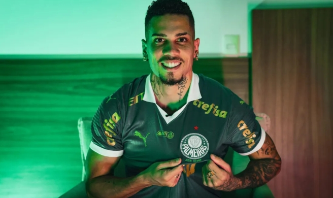 Paulinho se torna a contratação mais cara da história do Palmeiras