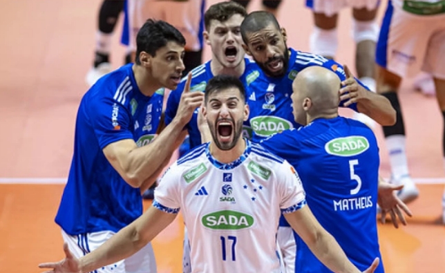 Cruzeiro bate Campinas e é campeão da Superliga Masculina de Vôlei