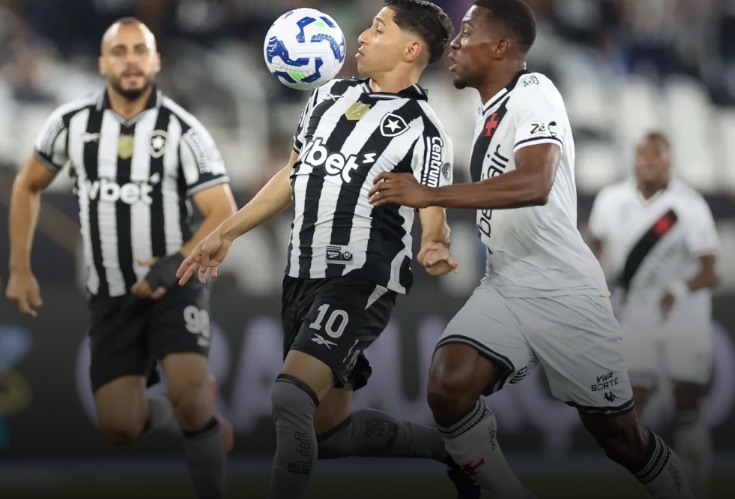 Botafogo domina Vasco e amplia vantagem no G7 do Brasileirão