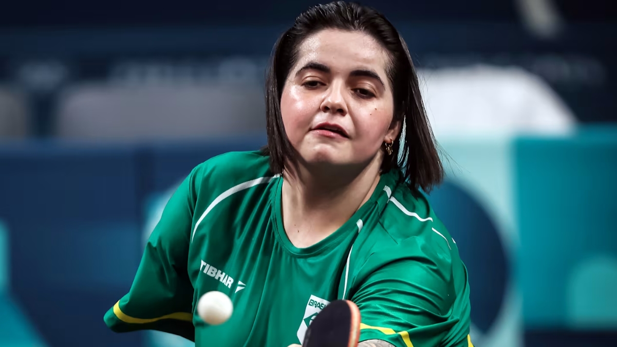 Bruna Alexandre faz história mas Brasil é eliminado no tênis de mesa