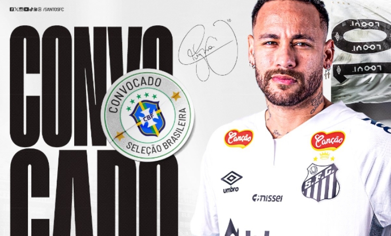 Santos comemora retorno de Neymar à Seleção