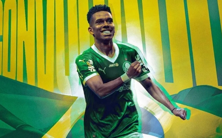 Palmeiras celebra convocação de Estêvão para Seleção Brasileira