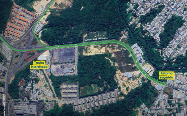 Obras no Rapidão mudam trânsito neste fim de semana em Manaus; confira