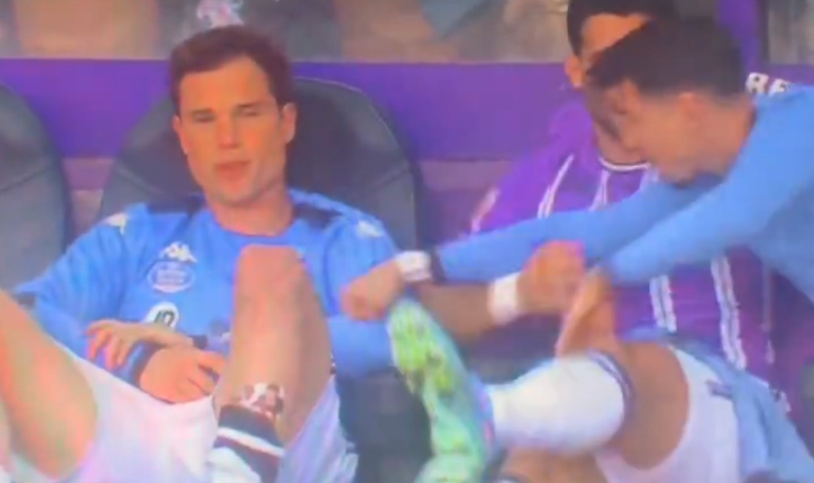 Jogadores do mesmo time quase se agridem e Valladolid promete punição