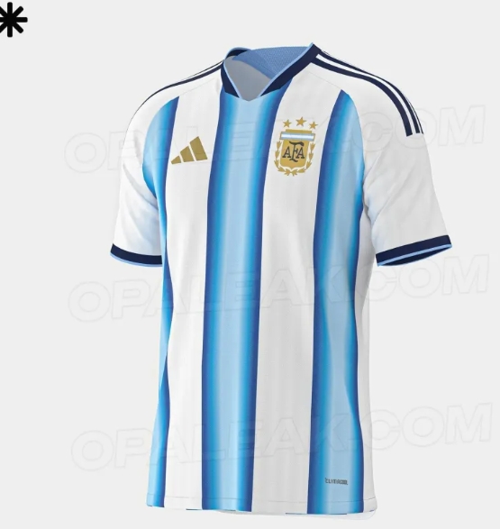 Site vaza camisa da Argentina para a Copa do Mundo de 2026; veja