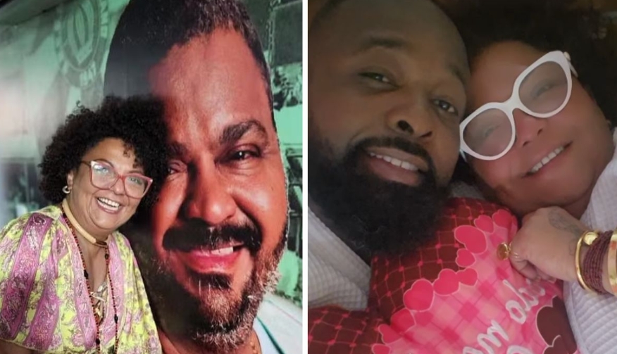 Viúva de Arlindo Cruz compartilha momento íntimo com o namorado