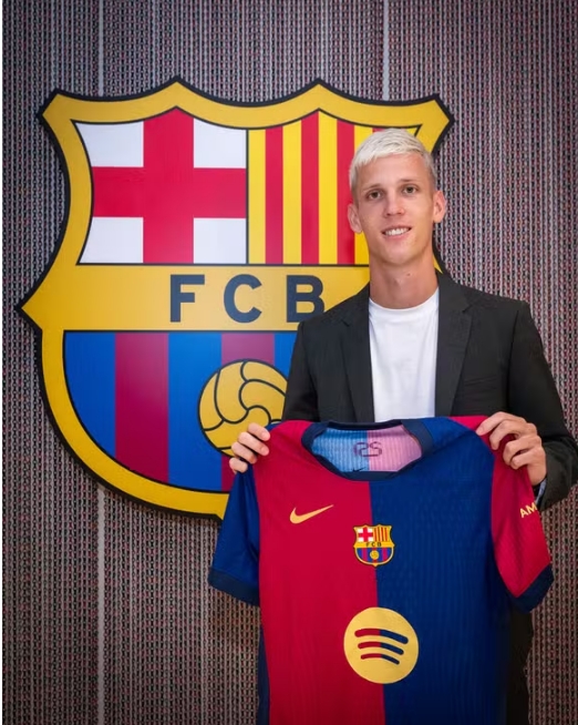 Barcelona anuncia contratação de Dani Olmo, destaque da Espanha na Euro