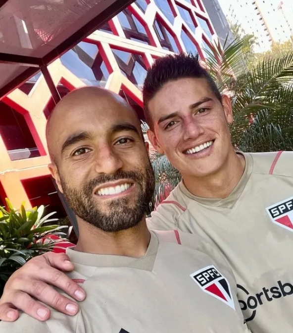 Lucas critica passagem de James pelo São Paulo