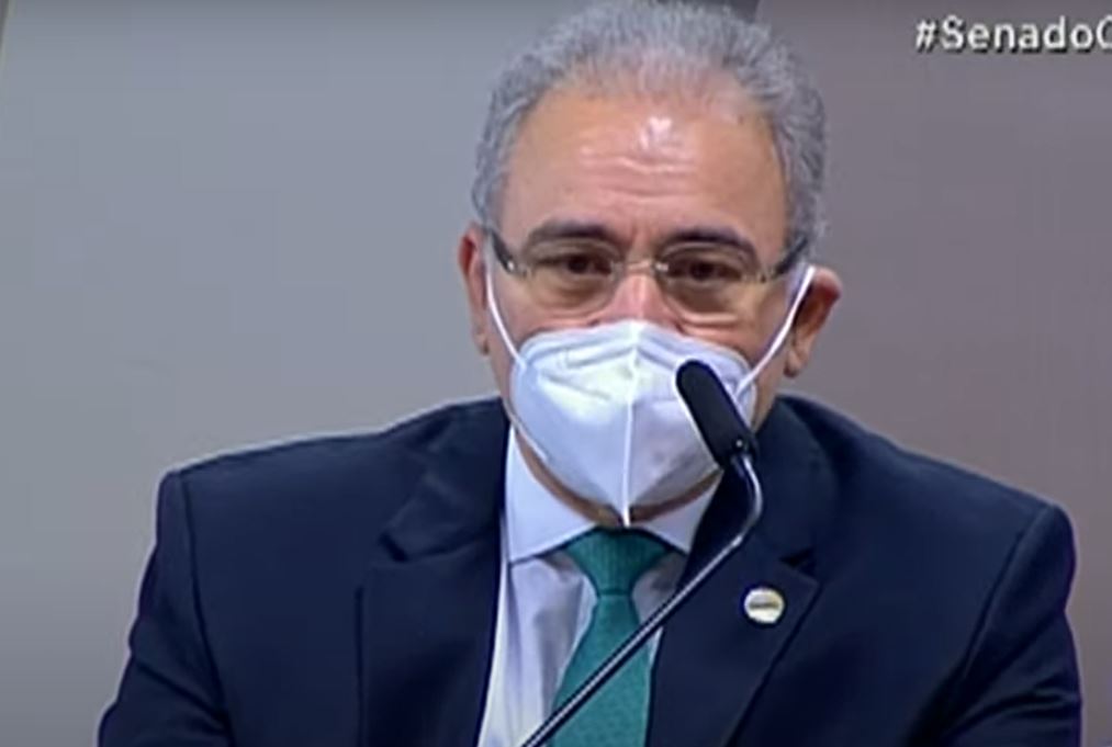 Ministro Marcelo Queiroga inicia depoimento à CPI da Covid