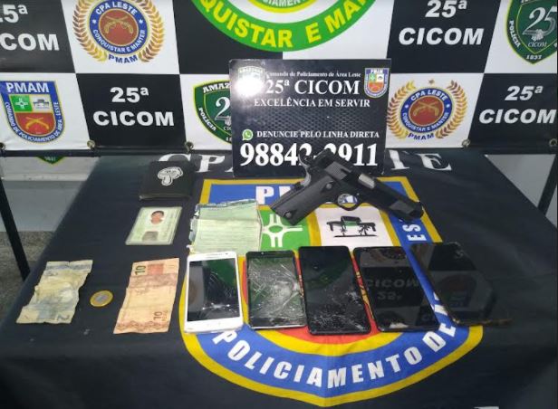 Adolescentes são apreendidos suspeitos de arrastões em Manaus