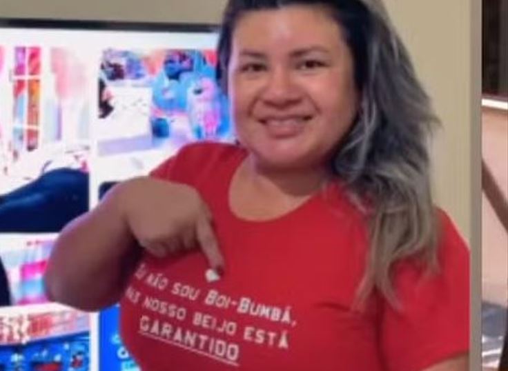 Mãe de Isabelle usa camisa com cantada de Matteus para sister no BBB 24