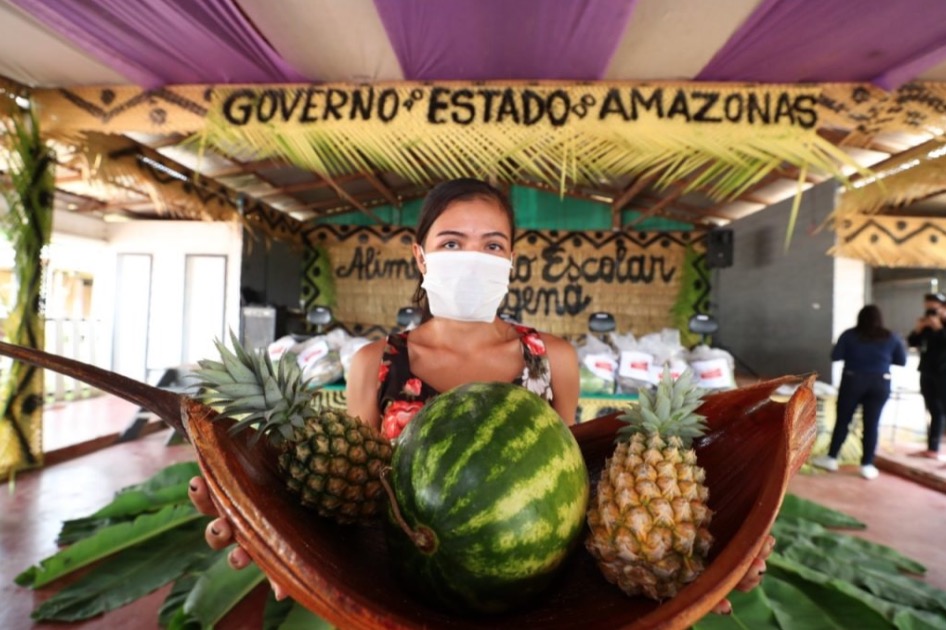 Alimentação escolar indígena do Amazonas é referência nacional 