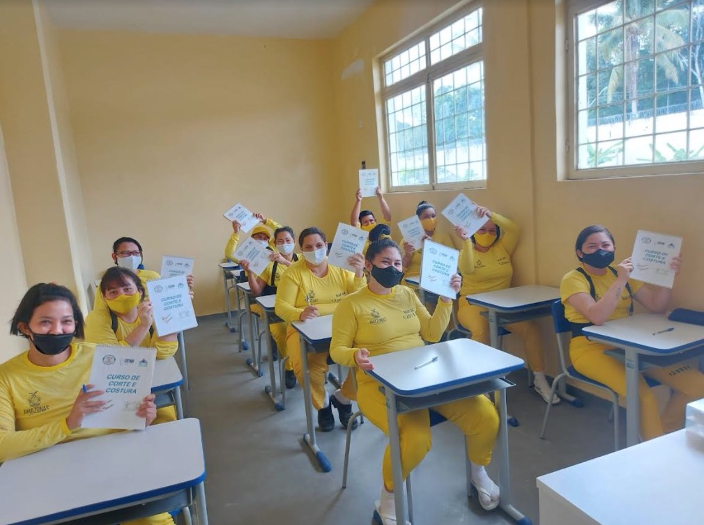 Cetam oferece cursos profissionalizantes para reeducandos do sistema prisional