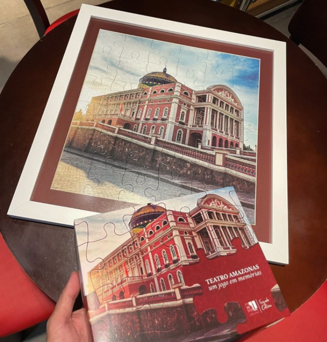Casarão de Ideias lança quebra-cabeça em homenagem ao Teatro Amazonas