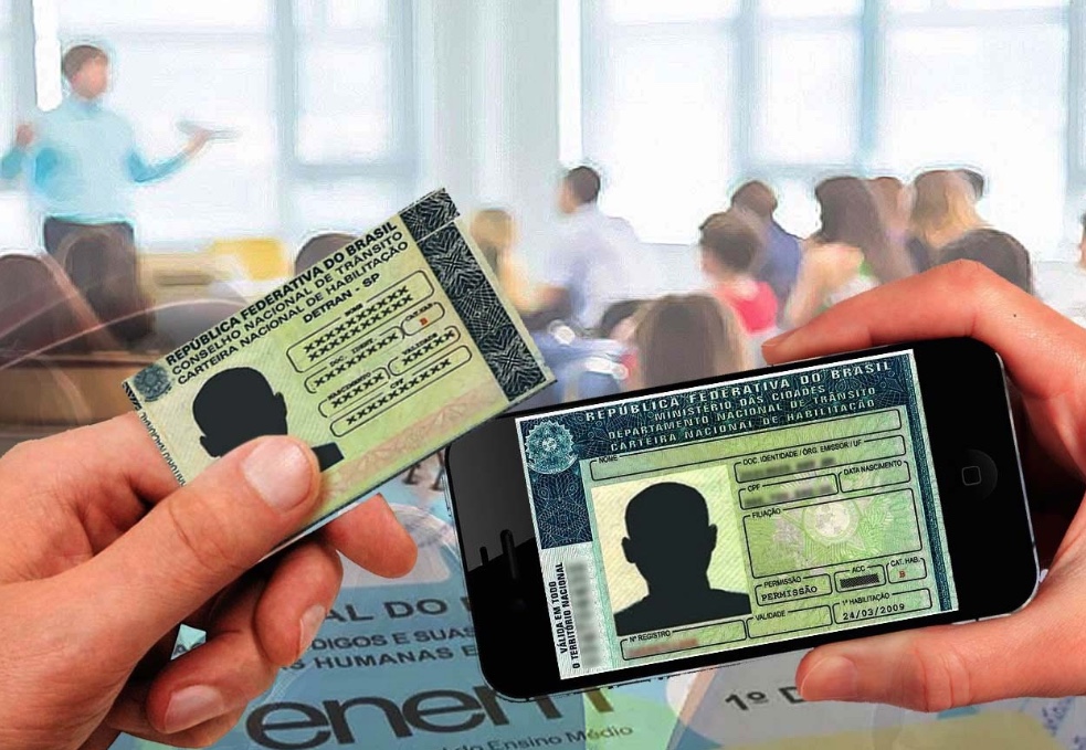Candidatos poderão usar CNH digital como identificação no Enem 2022