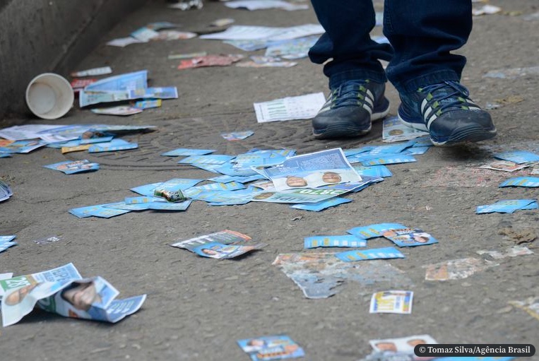 MP toma atitude para evitar ‘derramamento de santinhos’ durante as eleições