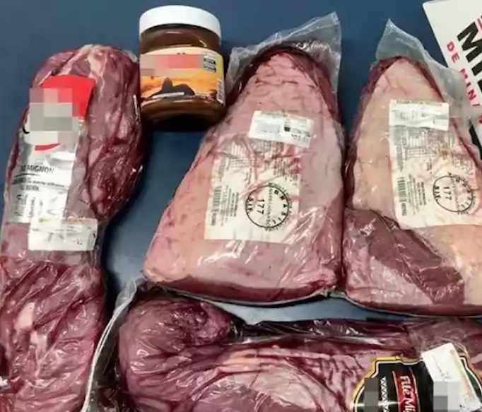 Homem é preso após furtar picanha e Nutella no supermercado