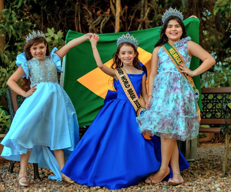Mini misses amazonenses representam Brasil em concursos internacionais