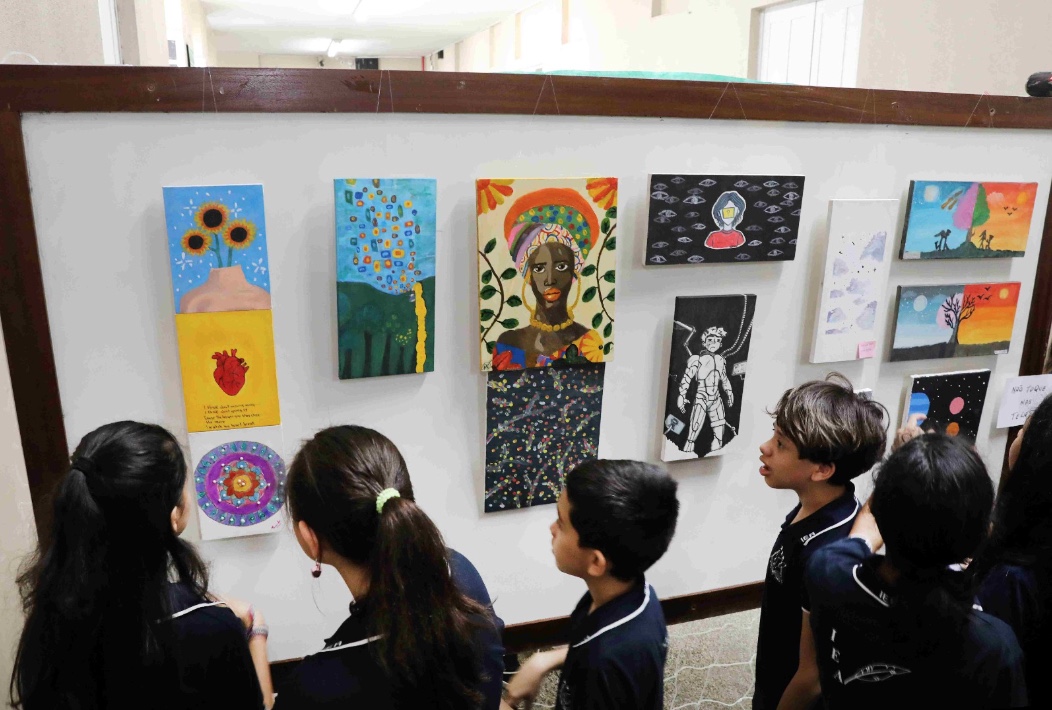 Alunos da rede pública protagonizam exposição 'Arte na Escola'