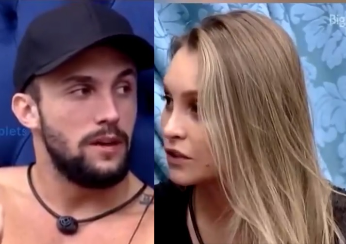 Carla questiona Arthur por brother tratar Karol normalmente após barraco