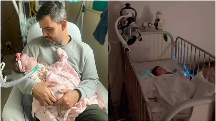 Filha de Juliano Cazarré tem alta após 7 meses internada