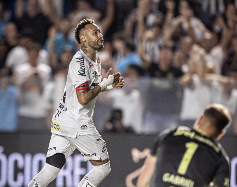 Neymar marca, Santos vence o Sport e deixa o Z4 do Brasileirão