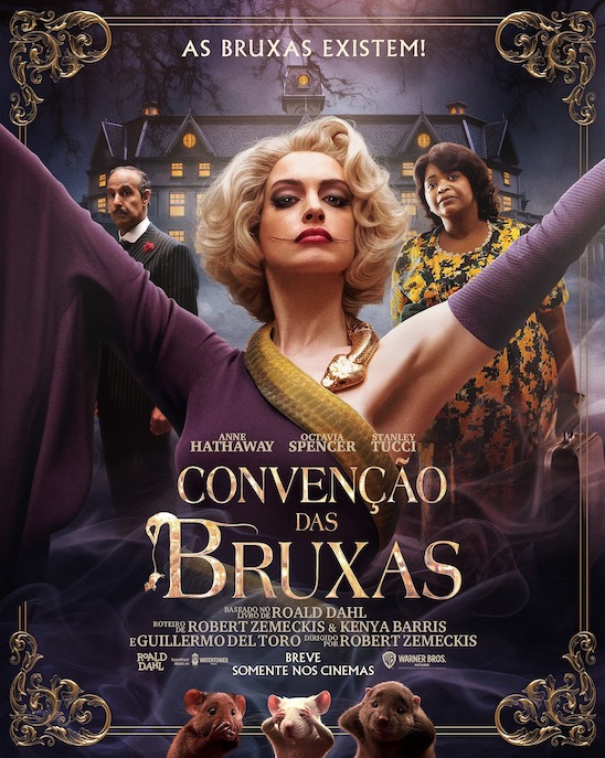 Anne Hathaway estrela novo Convenção das Bruxas; veja trailer