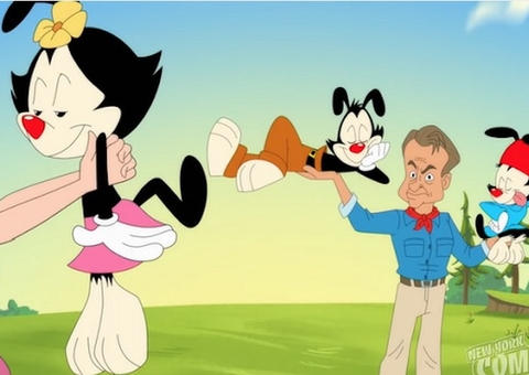 Nova prévia de Animaniacs tira sarro de Steven Spielberg