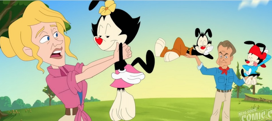 Nova prévia de Animaniacs tira sarro de Steven Spielberg