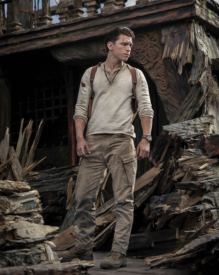 Uncharted: Primeira imagem de Tom Holland como Nathan Drake é divulgada