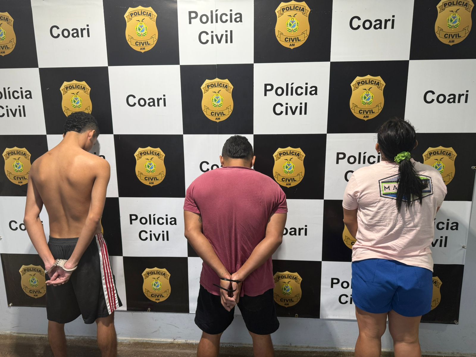 Mulher e dois homens são presos durante Operação Arcanjo em Coari