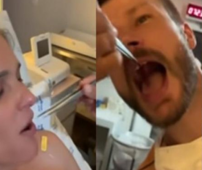 Fernanda Lima e Rodrigo Hilbert aparecem comendo placenta após parto