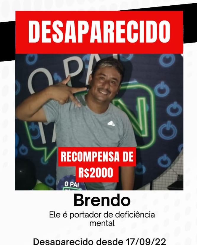 Família pede ajuda para encontrar homem deficiente em Manaus
